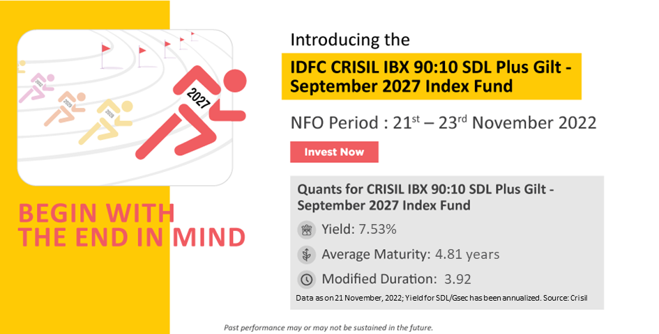 IDFC CRISIL IBX 90:10 SDL Plus Gilt – September 2027 Index Fund